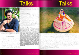 Interview in Wedding Magazine 'iWedding Talks' - May 2012 Issue